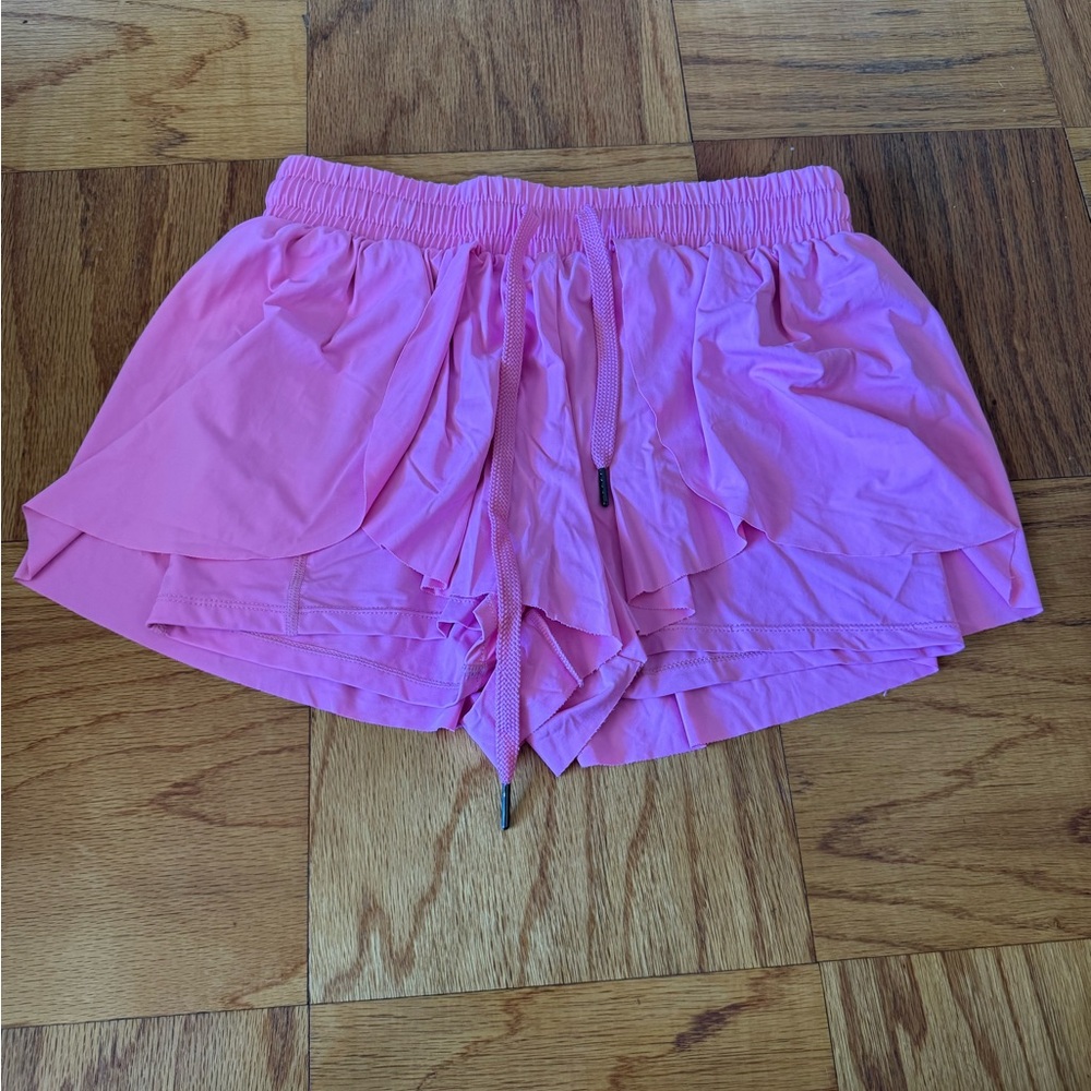 Pink Butterfly Shorts